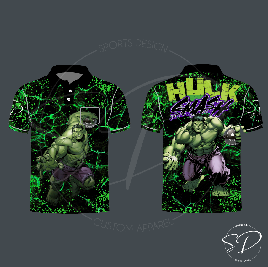 Hulk Smash Sublimation Printed Transfer 5X7