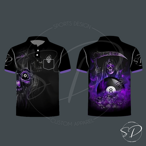 Purple Reaper Snooker Shirt