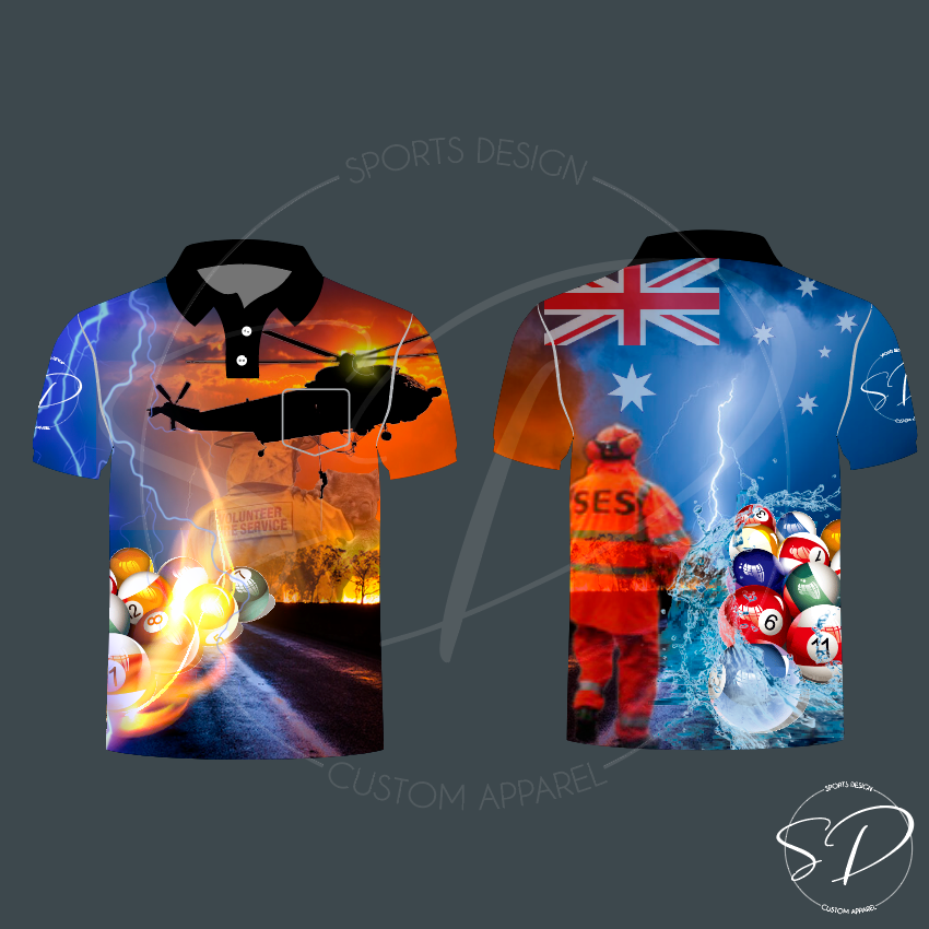 Snooker Flood & Fire Shirt