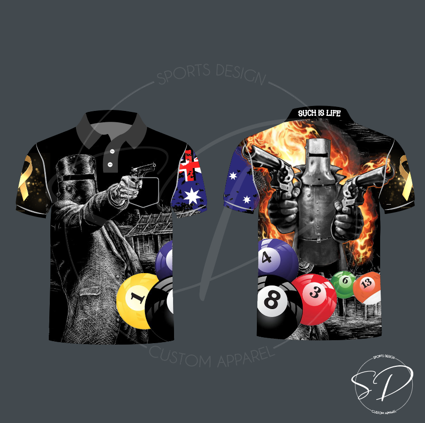 Ned Kelly Snooker Shirt